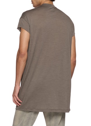 背面 - 点击放大 - RICK OWENS - Rick's Jumbo Raw Edge T-Shirt