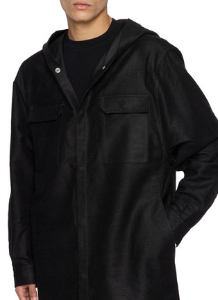  - RICK OWENS - Hooded Overshirt Jacket