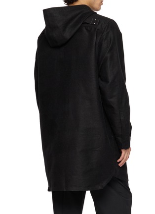 背面 - 点击放大 - RICK OWENS - Hooded Overshirt Jacket