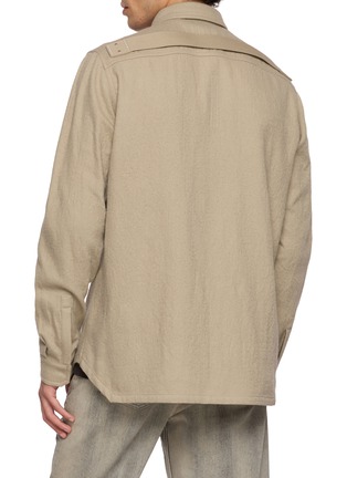 背面 - 点击放大 - RICK OWENS - Utility Pocket Outershirt