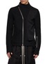 首图 - 点击放大 - RICK OWENS - Panelled Asymmetric Zip Jacket