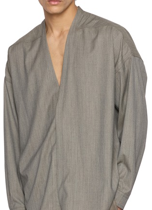  - RICK OWENS - Lido Larry Wool Shirt