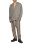 模特儿示范图 - 点击放大 - RICK OWENS - Lido Larry Wool Shirt