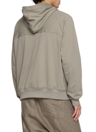 背面 - 点击放大 - RICK OWENS - Cotton Windbreaker Zip Up Hoodie