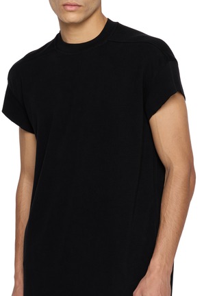  - RICK OWENS - Rick S Jumbo Wool Silk T-shirt