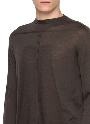  - RICK OWENS - Oversized Long Sleeve Knit Top