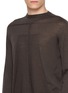  - RICK OWENS - Oversized Long Sleeve Knit Top