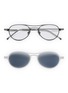首图 - 点击放大 - A. SOCIETY - Hikari Metal Oval Clip On Sunglasses