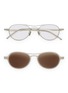首图 - 点击放大 - A. SOCIETY - Hikari Metal Oval Clip On Sunglasses
