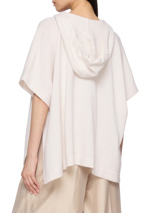 背面 - 点击放大 - PESERICO - Kimono Hooded V-Neck Jacket