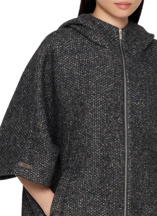  - PESERICO - Hooded Kimono Sleeve Coat