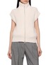 首图 - 点击放大 - PESERICO - Sequin Embellished Zip Up Knit Vesr