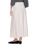 背面 - 点击放大 - PESERICO - Belted Corduroy Midi Skirt