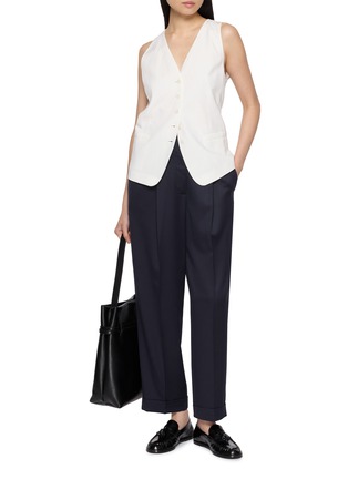 模特儿示范图 - 点击放大 - PESERICO - Elasticated Pleated Pants