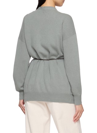 背面 - 点击放大 - PESERICO - Belted Embellished Cuff Knit Cardigan