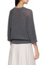 背面 - 点击放大 - PESERICO - Crewneck Sequin Open Knit Sweater