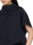  - PESERICO - Mock Neck Embellished Short Sleeve Top