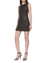 模特儿示范图 - 点击放大 - ALEXANDERWANG - Sleeveless Crystal Embellished Mini Dress