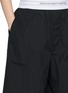  - ALEXANDERWANG - LOGO 腰头褶饰阔腿裤