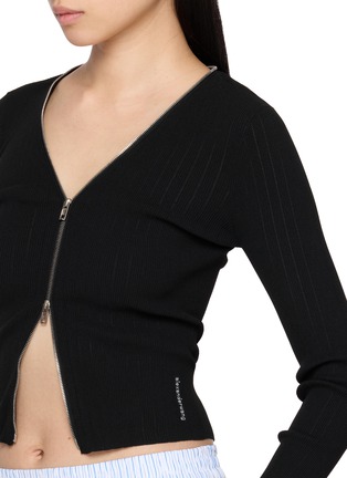  - ALEXANDERWANG - V 领拉链针织开衫