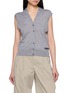 首图 - 点击放大 - ALEXANDERWANG - Sleeveless Continuous Placket Knit Cardigan
