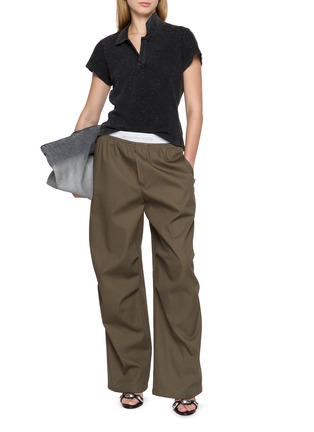 模特儿示范图 - 点击放大 - ALEXANDERWANG - 烫钻 POLO 衫