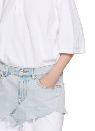  - ALEXANDERWANG - 做旧 Polo 连衣裙