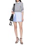 模特儿示范图 - 点击放大 - ALEXANDERWANG - Layered Crewneck Sweater Shirt 