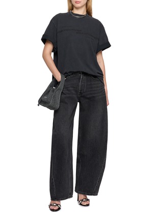 模特儿示范图 - 点击放大 - ALEXANDERWANG - LOGO 印花 T 恤