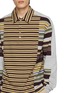  - DRIES VAN NOTEN - Striped Cotton Polo Shirt