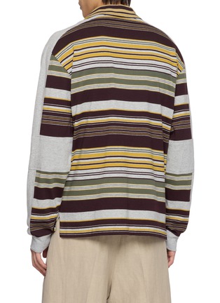 背面 - 点击放大 - DRIES VAN NOTEN - Striped Cotton Polo Shirt