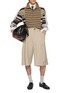 模特儿示范图 - 点击放大 - DRIES VAN NOTEN - Striped Cotton Polo Shirt