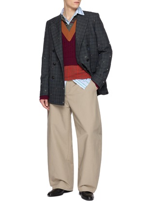 模特儿示范图 - 点击放大 - DRIES VAN NOTEN - Medan Layered Sweater