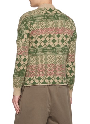 背面 - 点击放大 - DRIES VAN NOTEN - Macos Patterned Intarsia Sweater
