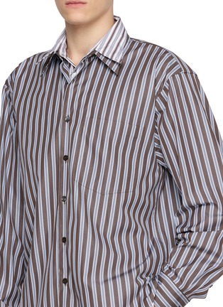  - DRIES VAN NOTEN - Camber Layered Striped Shirt