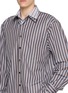  - DRIES VAN NOTEN - Camber Layered Striped Shirt