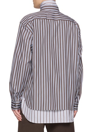 背面 - 点击放大 - DRIES VAN NOTEN - Camber Layered Striped Shirt