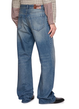 背面 - 点击放大 - DRIES VAN NOTEN - Faded Wash Straight Leg Cotton Denim Jeans