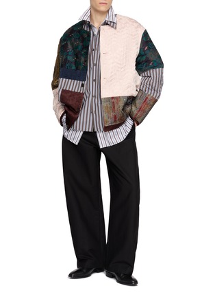 模特儿示范图 - 点击放大 - DRIES VAN NOTEN - Vernon Patchwork Jacket