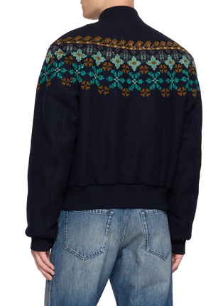 背面 - 点击放大 - DRIES VAN NOTEN - Fair Isle Embroidered Bomber Jacket