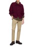 模特儿示范图 - 点击放大 - DRIES VAN NOTEN - Marino Asymmetric Funnel Neck Knit Cardigan