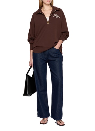 模特儿示范图 - 点击放大 - RAG & BONE - PHOEBE 系带牛仔裤