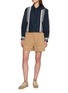 模特儿示范图 - 点击放大 - RAG & BONE - Krista Silk Bomber Jacket