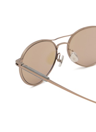 细节 - 点击放大 - BRUNELLO CUCINELLI - Titanium Oval Sunglasses
