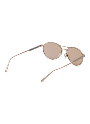 模特儿示范图 - 点击放大 - BRUNELLO CUCINELLI - Titanium Oval Sunglasses
