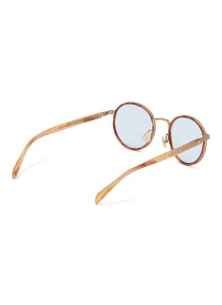 模特儿示范图 - 点击放大 - BRUNELLO CUCINELLI EYEWEAR - Round Titanium Sunglasses