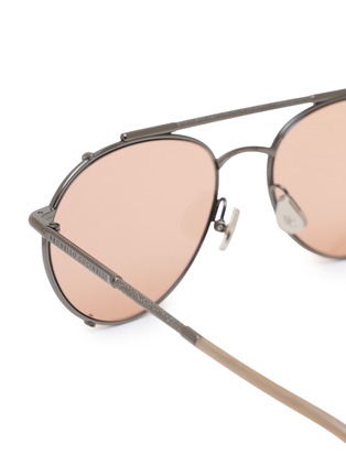 细节 - 点击放大 - BRUNELLO CUCINELLI - Titanium Pilot Sunglasses