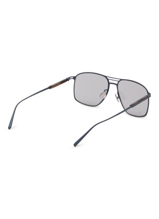 模特儿示范图 - 点击放大 - BRUNELLO CUCINELLI - Titanium Rectangle Sunglasses