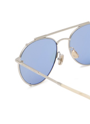 细节 - 点击放大 - BRUNELLO CUCINELLI - Titanium Pilot Sunglasses