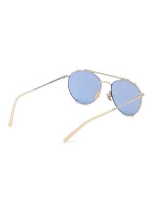 模特儿示范图 - 点击放大 - BRUNELLO CUCINELLI - Titanium Pilot Sunglasses